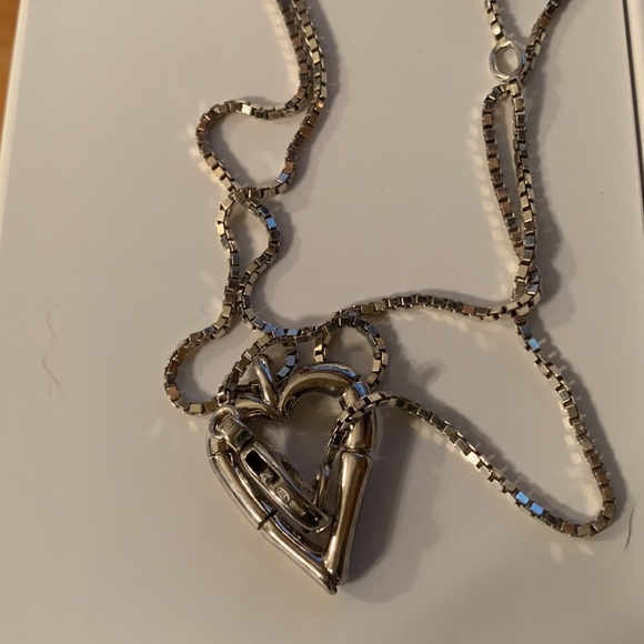 Gucci bamboo pendant necklace silver 925 - Picture 4 of 7